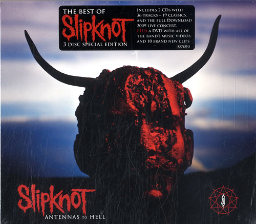 Slipknot Antennas To Hell: The Best Of - Sealed UK 3-disc CD/DVD